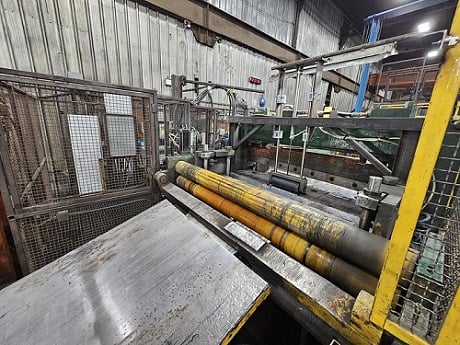 60" x .135" Cincinnati / Herr Voss slitting line, 50000 lb., L to R - Image 4