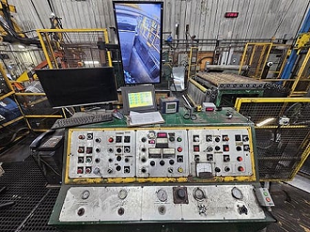 60" x .135" Cincinnati / Herr Voss slitting line, 50000 lb., L to R - Image 5