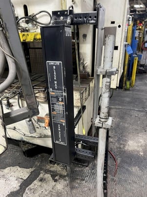 176 Ton, Aida #NC2-160(1), double crank gap mechanical press, 5.12" stroke, 18.4" Shut Height, 3.9"motorized - Image 5