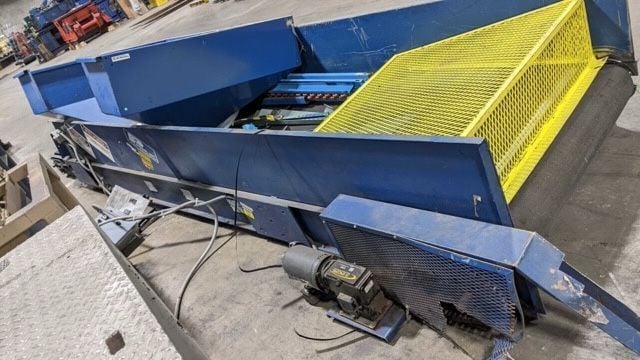 48" wide x 18' long, Prodeva, rubber belt conveyor, 18" high sides, slider bed, 2 HP - Image 5
