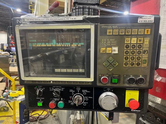 50 Ton, Amada #5020FS, Hydraulic Press Brake, 6.5' OA, 65" between housing, 7.87" stroke, 16.5" throat - Image 5