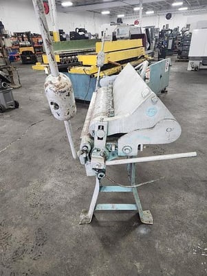 14 gauge x 4' Dries & Krump Chicago #31, finger brake, 12 sets - Image 3