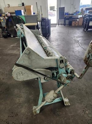 14 gauge x 4' Dries & Krump Chicago #31, finger brake, 12 sets - Image 4