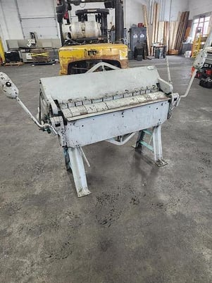 14 gauge x 4' Dries & Krump Chicago #31, finger brake, 12 sets - Image 6