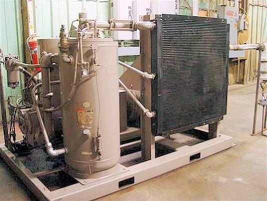 125 psi, Compair / Leroi #WM125SS-IIA, rotary screw air compressor, 125 HP, 2001 - Image 5