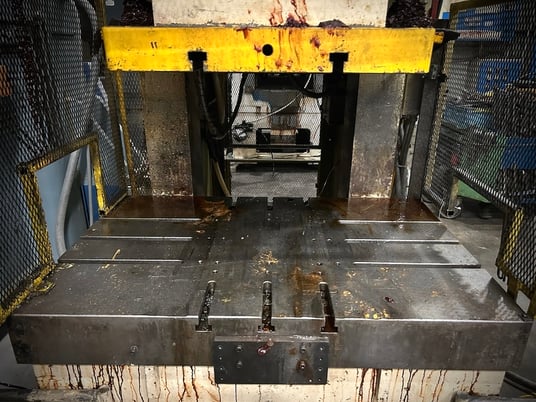 176 Ton, Stamtec #G1-160, gap frame, 7.9" stroke, 49.2" x31.5" bed, 20-50 SPM, wet clutch/brake, 1996 - Image 7