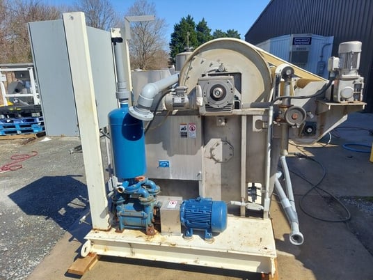 Komline Sanderson, rotary vacuum drum filter, Stainless Steel, 36" dia. x 48" wide - Image 3