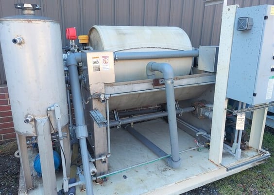 Komline Sanderson, rotary vacuum drum filter, Stainless Steel, 36" dia. x 48" wide - Image 4