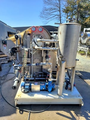 Komline Sanderson, rotary vacuum drum filter, Stainless Steel, 36" dia. x 48" wide - Image 5