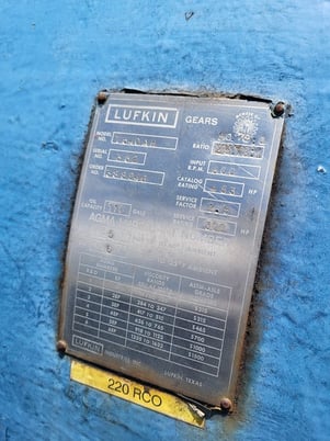 400 HP @ 900 RPM, Lufkin #T540AH, 1.5 service factor, 50.78:1 ratio - Image 3