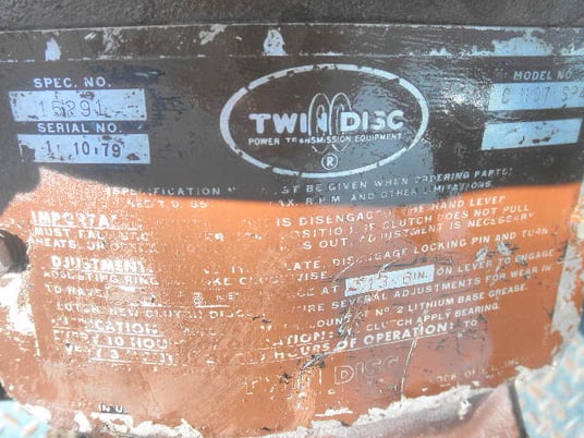 Twin Disc C-107-SP4 Clutch - Image 3