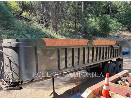 Lufken 28' FT END DUMP TRAILER, Dump Truck, 999 hours, S/N: CON0996, 1978 - Image 1