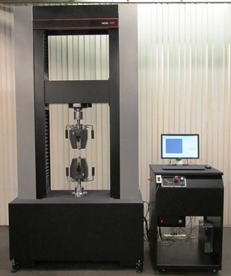 60000 lbf. (300kN) Instron #4208, 54" Compression Tester Opening, 56" Testing Stroke - Image 1