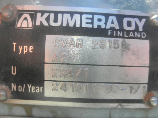 0.44 HP @ 1500 RPM, Kumera #CVAM-2315A2, Worm Gearbox, 224:1 Ratio, 0.33 kW - Image 7