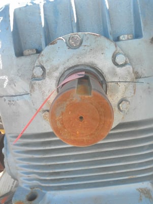 45 HP @ 1450/37.5 RPM, Radicon #AU800-8, Worm Gear Reducer Gearbox, 40:1 Ratio, 34 kW - Image 4