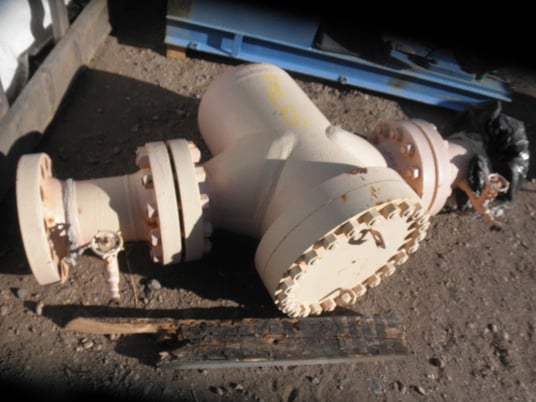 8" In-Line Strainer, 600 lb. Flange - Image 1