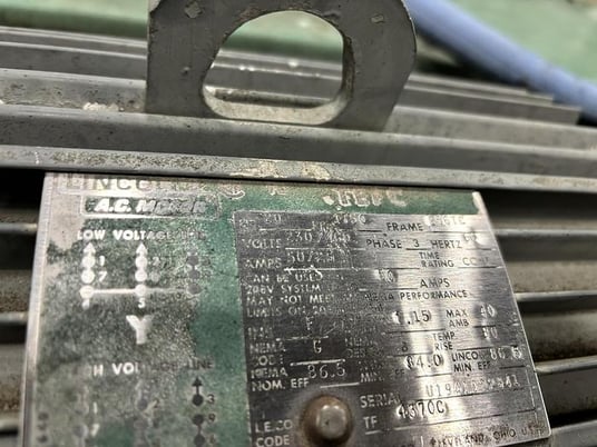 Excel #EX-60, closed door dual cylinder baler, (2) 6" cyinders, 20 HP - Image 6