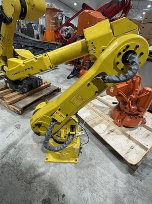 Fanuc, m- 16ib/20, 6-Axis CNC robot, R30iA controller, pendant, cables, under 300 hours of use, 2006 - Image 1