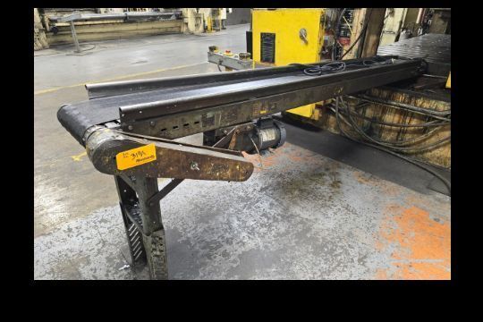 10" wide x 10.8' long, Belt conveyor, 40" belt height, serial #380008 - Image 1
