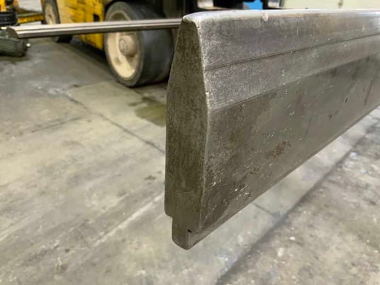 168" L, Cincinnati male press brake die, 4-1/4" die height, 1" die width, 1/2" tang - Image 4
