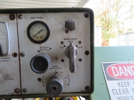 12" x 16" DoAll, automatic horizontal bandsaw, 1.5" x 162" x 0.035" blade, 40-450 FPM - Image 10