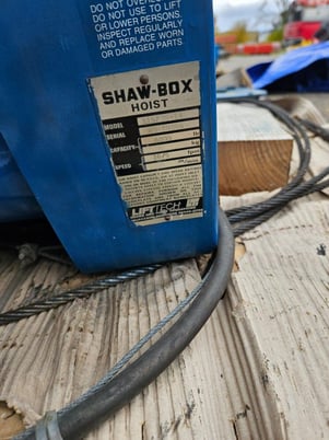 3 Ton, Shaw-Box #115735-14, Electric Chain Hoist, 16/5 FPM, 3HP, S/N KO-70266, 115735-14 - Image 6