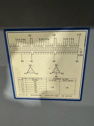 150 KVA 480 Delta Primary, 240 Delta Secondary, General Signal General Signal, Transformer - Image 5