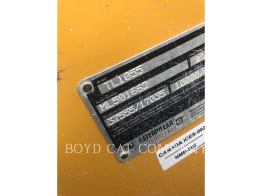 Cat TL1055D, Telehandler, 7302 hours, S/N: ML501662, 2019 - Image 6