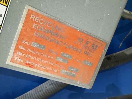 48" wide x 28' long, REM #TRC-28, incline belt conveyor, 7.5 HP, stand - Image 7