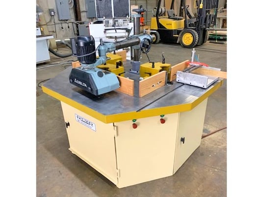 Ritter #R-30, 3-head automatic shaper (door-solid wood), 38" x 64" table - Image 2