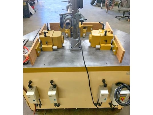 Ritter #R-30, 3-head automatic shaper (door-solid wood), 38" x 64" table - Image 4