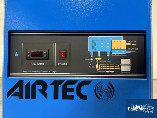 Airtec Frozen Compressed Air Dryer #TR-50HP, A/R, R410A refrigerant, 120 V., S/N SD001-1801-871, 2018 - Image 7