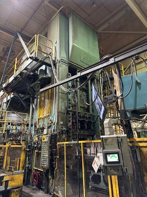 2500 Ton, Verson #S1-2500-72-72, SSSC press, 22" stroke, 48" Shut Height, 72" x72" bed area, 12 SPM - Image 5