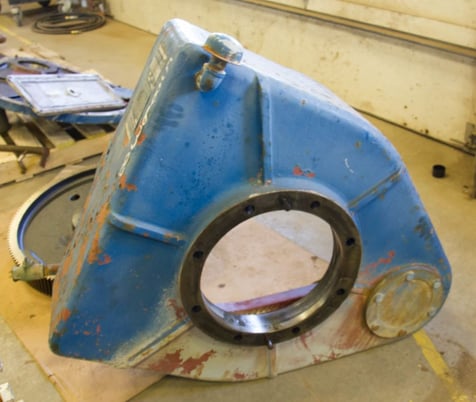 275 HP @ 1300 RPM, National #J-200, Parallel Shaft Gear Reducer Gearbox, 400 RPM output, 3.25:1 Ratio - Image 5