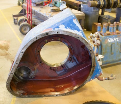 275 HP @ 1300 RPM, National #J-200, Parallel Shaft Gear Reducer Gearbox, 400 RPM output, 3.25:1 Ratio - Image 6