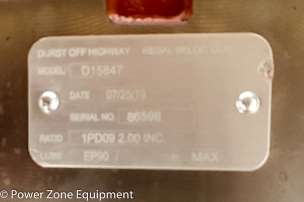 586 HP @ 2000 RPM, Durst #D15847, Hydraulic Pump Drive, 4000 RPM output, 2.00 :1 Ratio - Image 4