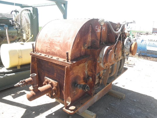 19625 HP @ 4860 RPM, General Electric #SI-458, Parallel Shaft Gear Increaser Gearbox, 10585 RPM output, 2.17 - Image 2
