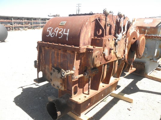 19625 HP @ 4860 RPM, General Electric #SI-458, Parallel Shaft Gear Increaser Gearbox, 10585 RPM output, 2.17 - Image 4