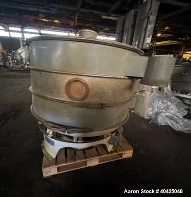 48" Sweco #MX48S888TLWC, Screener, Stainless Steel Construction, double deck, triple separator, 2.5 hp - Image 3