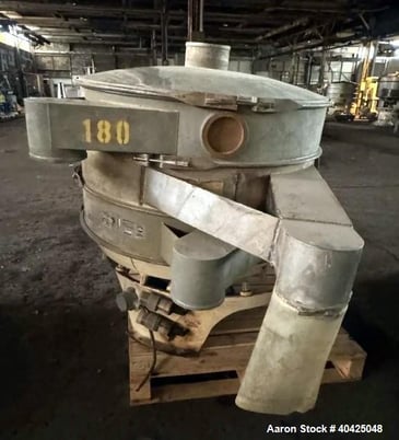 48" Sweco #MX48S888TLWC, Screener, Stainless Steel Construction, double deck, triple separator, 2.5 hp - Image 4