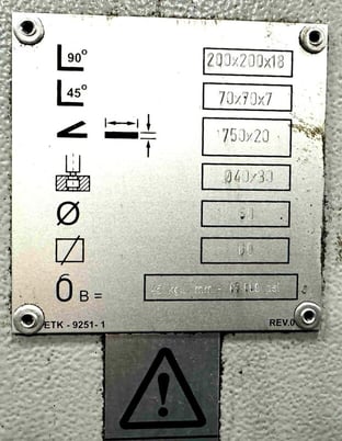 Durma/JMT #IW165/300, dual cylinder, 181. ton plate shear - section & bar shear - punch  angle shear - notcher - Image 7
