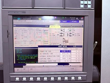 Okuma #Multus-U3000-2SW/1500, CNC lathe, 59" centers, 25.59" turn diameter, OSP-P300S-H Control, 2013 - Image 4