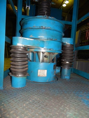 Media Reclaim System, sand reclaim pot, overhead cyclone, vibratory sifter - Image 3