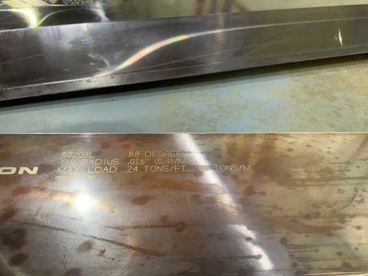 36" L, Wilson Tool precision press brake die, staged large gooseneck, 88&deg; bend - Image 6