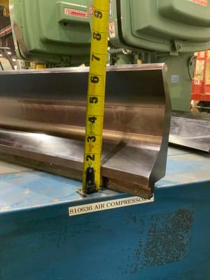 36" L, Wilson Tool precision press brake die, staged large gooseneck, 88&deg; bend - Image 7