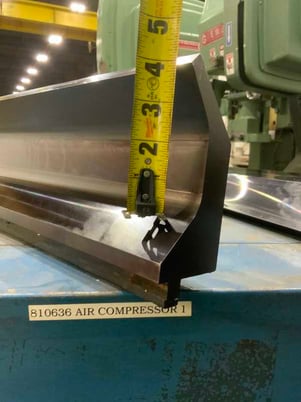 36" L, Wilson Tool precision press brake die, staged large gooseneck, 88&deg; bend - Image 8