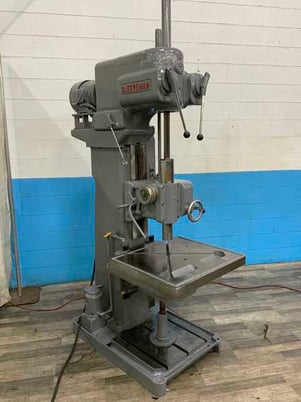 25" Cleereman #25C Box column single spindle drill press, 2-7/8" spindle diameter, #4MT, 5 HP - Image 1