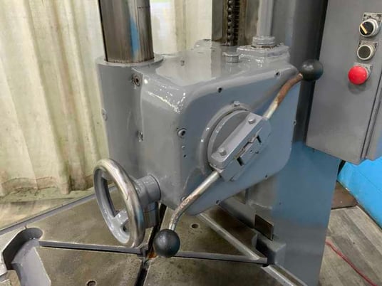 25" Cleereman #25C Box column single spindle drill press, 2-7/8" spindle diameter, #4MT, 5 HP - Image 6