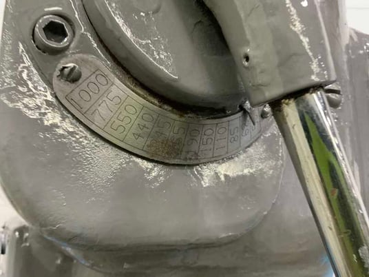 25" Cleereman #25C Box column single spindle drill press, 2-7/8" spindle diameter, #4MT, 5 HP - Image 7