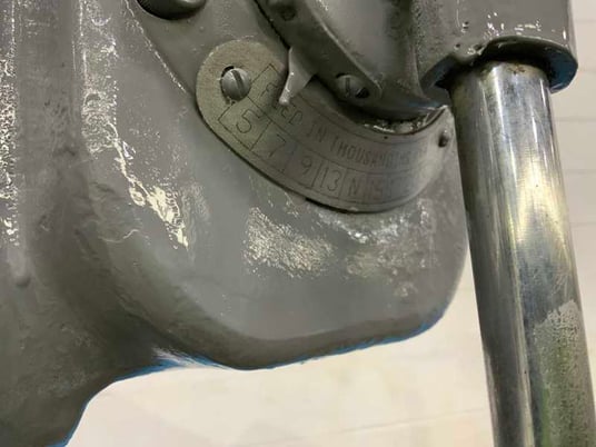 25" Cleereman #25C Box column single spindle drill press, 2-7/8" spindle diameter, #4MT, 5 HP - Image 8